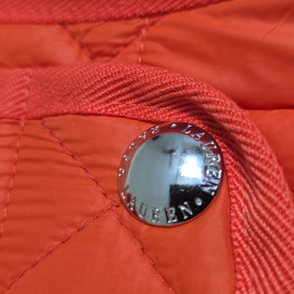 Ralph Lauren Vibrant Orange Quilted Vest - Picture 9 of 9